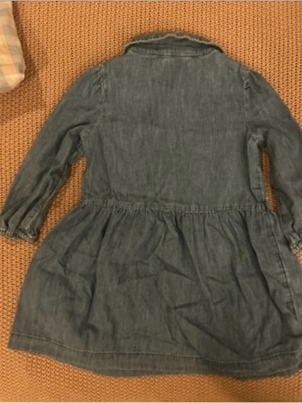 GAP Girls Denim Dress Jacket - Light Blue